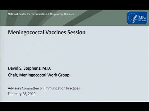 February 2019 ACIP Meeting - Meningococcal Vaccines