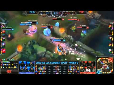CLG vs TIP - Game 2 Highlights - Week 6 NA LCS SUMMER 2015