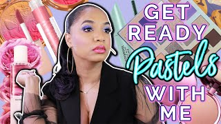 Get Ready With Me | Soft Pastels | FULL FACE using *NEW PRODUCTS*