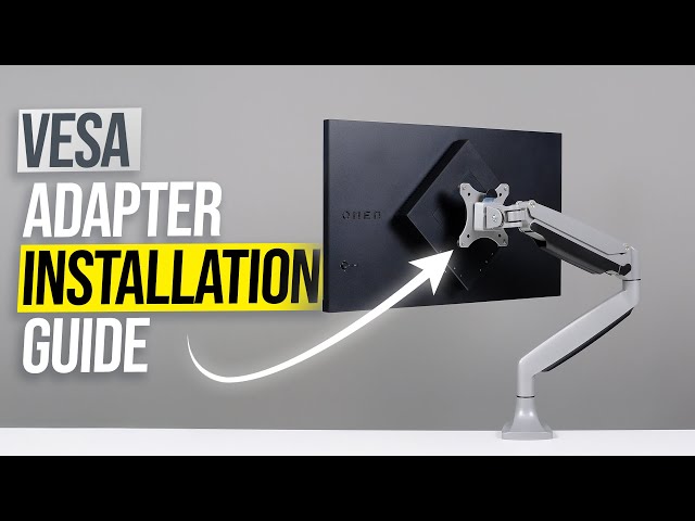 Vídeo relacionado con 3IDEE Adaptador VESA Compatible con HP Omen 25i Gaming Monitor - Soporte Para Montaje en Pared 75x75 mm - Sin VESA