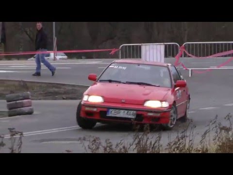 Brej Mateusz / Sokołowski Daniel - Honda CRX - KJS Babski Super OeS Gorlice 06-03-2016