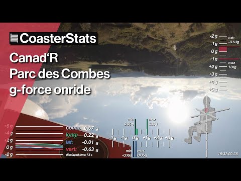 Canad'R g-force onride - Parc des Combes [4K 60FPS]