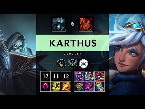 Karthus Jungle vs Taliyah - KR Challenger Patch 25.21