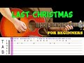 LAST CHRISTMAS | Easy guitar melody lesson for beginners (with tabs) - Wham!