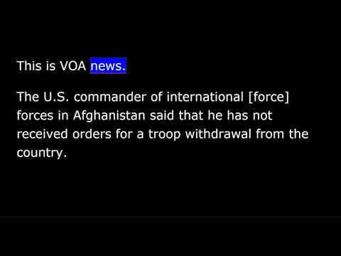 VOA news for Monday, December 24th,  2018