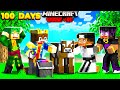 100 Days But Milking Cow Gives OP ITEMS In Hardcore Minecraft
