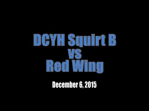 2015DEC06 Squirt B vs Red Wing