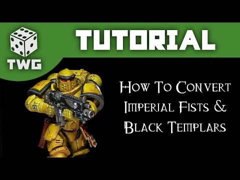 Warhammer Tutorial: Converting Primaris Black Templars & Imperial Fists
