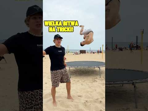 Rozłożyliśmy Trampolinę na Plaży XDDDD