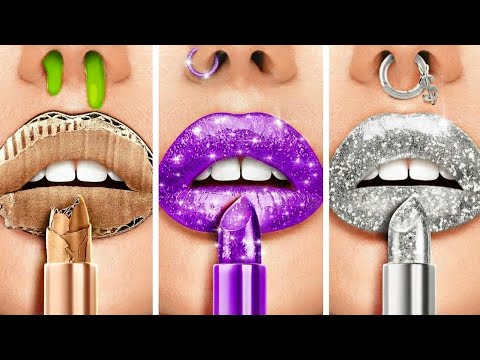 NERD TO POPULAR GLOW UP! 👑💄 Viral Beauty Hacks to Rule the School by 123 GO! Galaxy