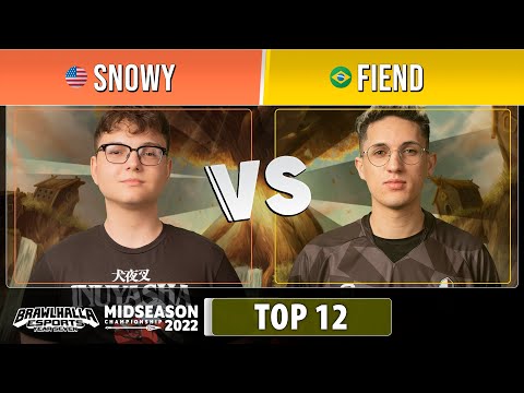 Snowy VS Fiend - Top 12 - Midseason Championship 2022 - Singles