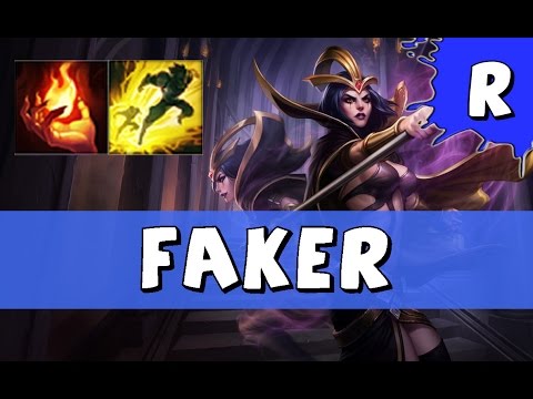 SKT T1 Faker as LeBlanc vs Zed MID - HIGHLIGHTS - League of Legends