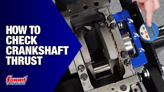 How to Check Crankshaft End Play or Thrust Using a Magnetic Deck Bridge: Engine Building 101