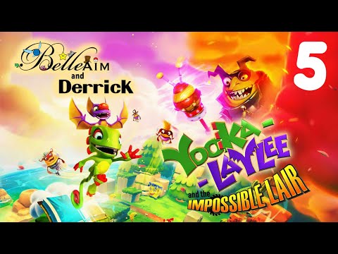 Yooka-Laylee and the Impossible Lair co-op - Part 5: Belle & Derrick (Waters Up!)