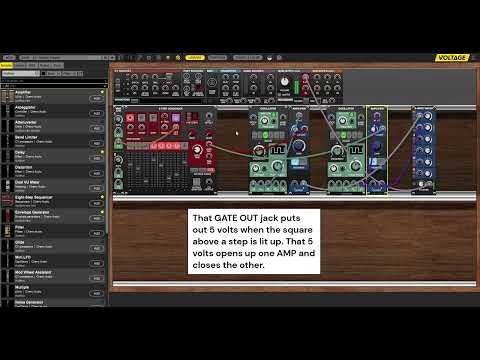 Voltage Modular Nucleus - Hocketing via a flip-flop gate