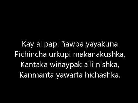 Himno Nacional Del Ecuador En Kichwa Quichua Letra Musica E Historia Foros Ecuador