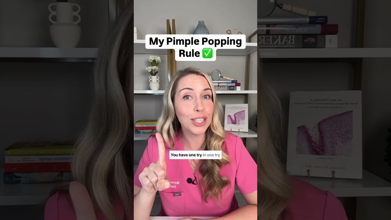 The Right Way to Pop Pimples!