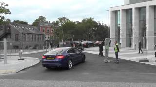 Irish President in Keady, County Armagh to open new Tommy Makem Arts Centre