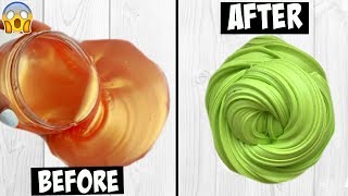 Fixing $1 Wish Slime EXTREME SLIME MAKEOVER $1 WISH SLIME *mind-blown*