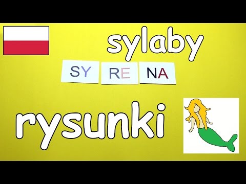 Nauka sylab z rysunkami po polsku [abc zabawa] - AbcZabawa