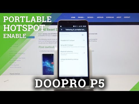 How to Activate Personal Hotspot in DOOPRO P5 – Wi-Fi Sharing