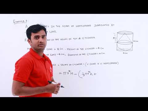 Volume of Combination of Solids Problem 3