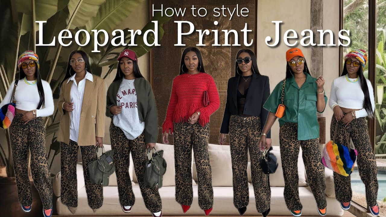 How to| Style Leopard Print Jeans 2024