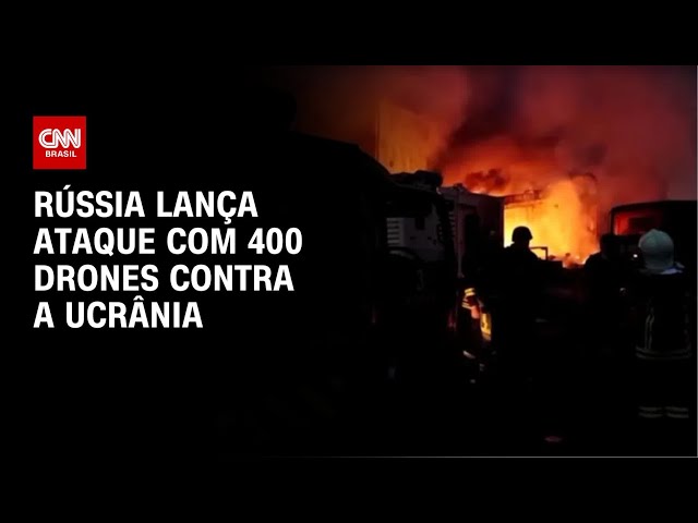 Rússia ataca infraestrutura energética da Ucrânia com 400 drones | CNN NOVO DIA