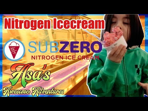 Asa's Awesome Nitrogen Ice Cream Adventure | Sub Zero Nitrogen Ice Cream Science Virginia Beach