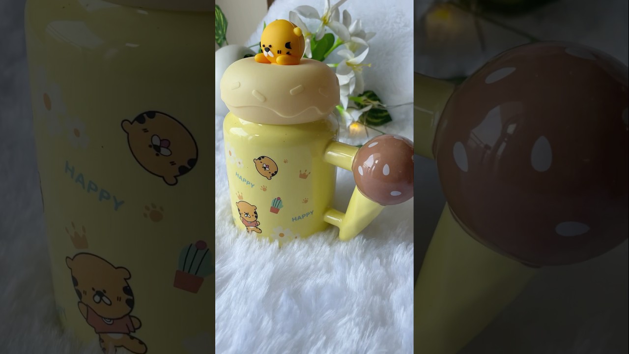 Cute Coffee Mug 🎀🫶✨ Amazon Coffee Mug #ytshorts #shorts #meesho #meeshofinds #unboxing #coffee