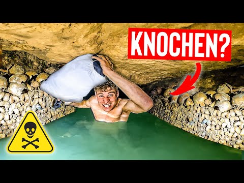 ALONE inside the PARIS CATACOMBS! 💀BONES EVERYWHERE! Boat tour through UNDERGROUND RIVER