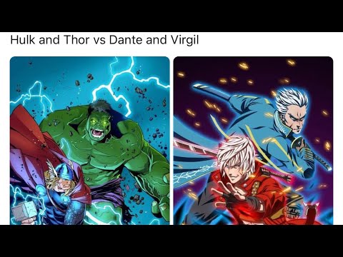 #Hulk and #Thor VS #Dante and #Virgil