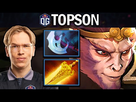 OG.TOPSON MONKEY KING - SPAMMING IN 7.26 - DOTA 2 PRO GAMEPLAY