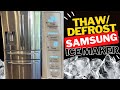 HOW TO Make SAMSUNG Ice Maker Start Making Ice Again!