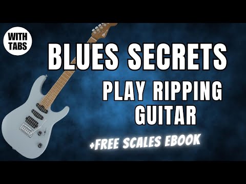 Blues Guitar Open String Pentatonic Licks That Melt Faces - with TABS