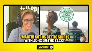 MARTIN GOT US CELTIC SHIRTS! Line of Duty's Vicky McClure talks going viral in AC-12 Celtic shirt