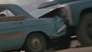 GAZ-24 VS ZiL-MMZ-555 | Car Crash Scene From Movie