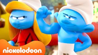 The Smurfs Compete in an Epic Sports Contest 🏆💪 | Nicktoons