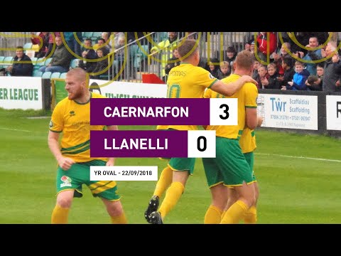 Caernarfon 3-0 Llanelli || Uwch Gynghrair Cymru
