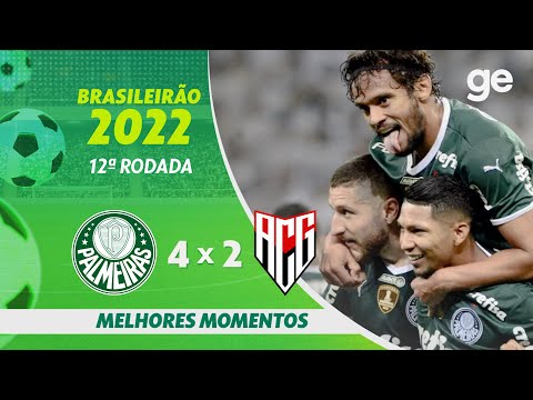 Gols e lances de Palmeiras x Atlético-GO