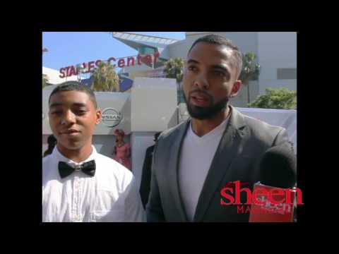 Christian Keyes & Son Interview @ 2016 BET Awards