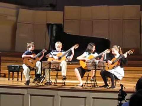 Youth Guitar Quartet-Boots of Shining Leather (Round)