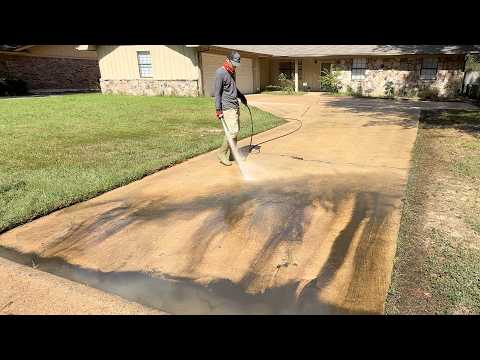 NEW HOMEOWNER’S Driveway went from FILTHY to BEAUTIFUL