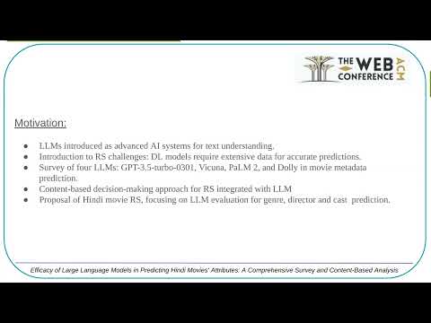 [shp8919] Efficacy of Large Language Models in Predicting Hindi Movies' Attributes: A Comprehensive