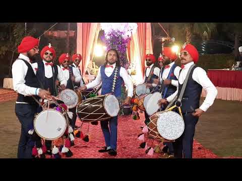 Deep new star Punjabi dhol group marriage Panipat