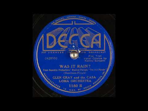 Glen Gray & the Casa Loma Orchestra - Was It Rain? (1937)
