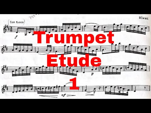 Texas All State Voxman Trumpet Etude 1 D Major Con Fuoco by Bohme |  2020-2021 TMEA