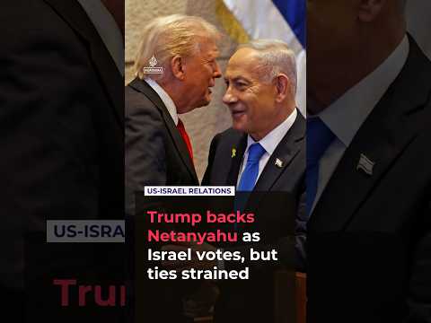 Trump backs Netanyahu as Israel votes, but ties strained