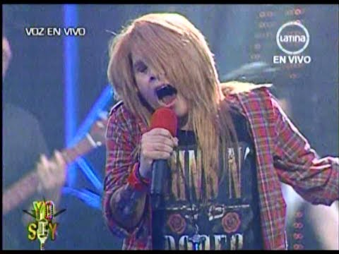 Yo soy AXL ROSE 1-08-2012 peru - DON'T CRY -  Yo soy 1 agosto 2012. yo soy peru. axl rose guns roses
