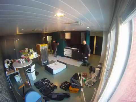 Timelapse - toimiston keittiöremontti